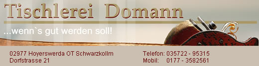 Tischlerei Domann